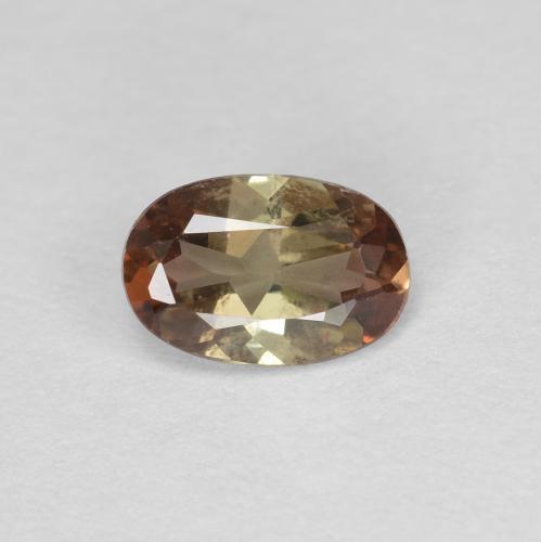 0.42 ct Multicolor Andalusite Gemstone, Andalusite Gem in Oval Facet Shape for Sale.