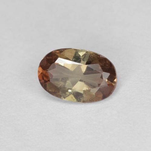 0.42 ct Multicolor Andalusite Stone, Natural Andalusite in Oval Facet Shape for Sale