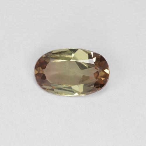 0.33ct Oval Facet Multicolor Andalusite from Brazil, Dimension 5.9 x 3.8mm, Natural untreated Gemstone, VVS-VS Clarity, 1 piece Andalusite in Multicolor Color, Mohs Hardness of 7.5 suitable for daily wear jewelry, Photo A
