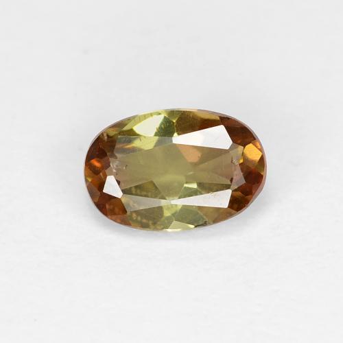 Mehrfarbig Andalusit Edelstein - 0.5ct Oval facettiert (ID: 630902)