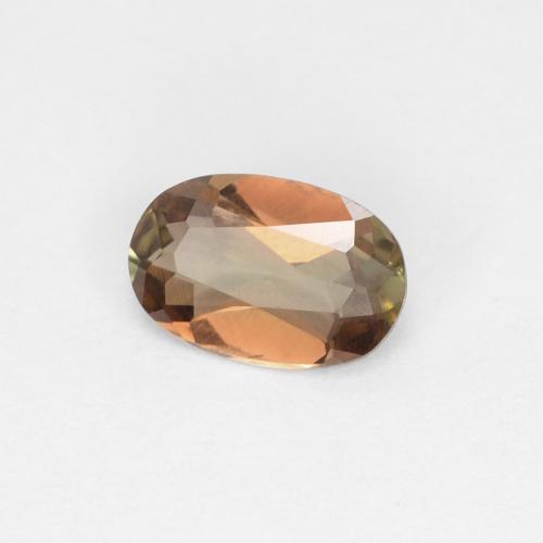 0.38 ct Multicolor Andalusite Stone, Natural Andalusite in Oval Facet Shape for Sale