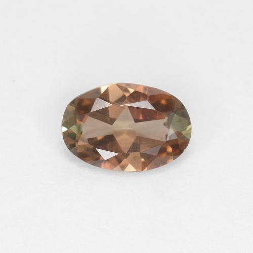 0.33ct Oval Facet Multicolor Andalusite from Brazil, Dimension 6 x 3.9mm, VVS-VS Clarity, Natural untreated gemstone, 1pc Andalusite in Multicolor Color, Mohs Hardness of 7.5 suitable for daily wear jewelry, Photo A