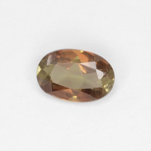 0.37 ct Multicolor Andalusite Stone, Natural Andalusite in Oval Facet Shape for Sale