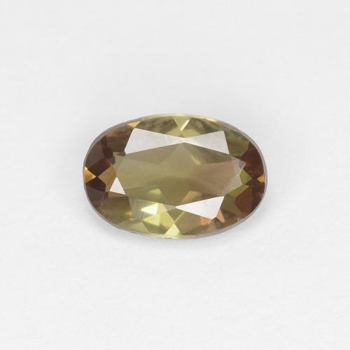 0.42ct Oval Facet Multicolor Andalusite from Brazil, Dimension 6 x 4.1mm, Natural untreated Gemstone, VS Clarity, 1 piece Andalusite in Multicolor Color, Mohs Hardness of 7.5 suitable for daily wear jewelry, Photo A