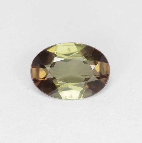 7 x 5mm Oval Multicolor Andalusite from Brazil, Weight of 0.65ct, Natural untreated Gemstone in VS Clarity, 1pc Oval Facet Andalusite - Color: Multicolor, Mohs Hardness of 7.5 suitable for daily wear jewelry, Photo A