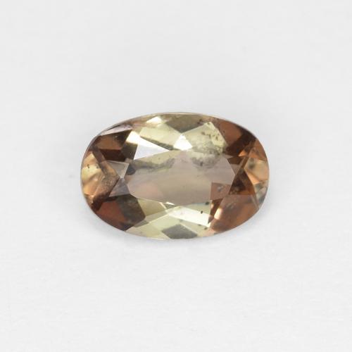 6.1 x 4.2mm Oval Facet Multicolor Andalusite from Brazil, Weight of 0.48ct, Natural untreated gemstone in VS Clarity, 1pc Andalusite - the Color is Multicolor, Mohs Hardness of 7.5 suitable for daily wear jewelry, Photo A