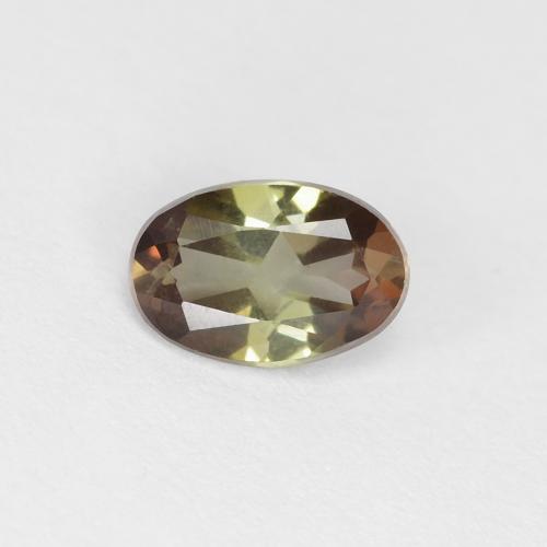 0.42ct Oval Facet Multicolor Andalusite from Brazil, Dimension 5.8 x 3.9mm, Natural untreated Gemstone, VS Clarity, 1 piece Andalusite in Multicolor Color, Mohs Hardness of 7.5 suitable for daily wear jewelry, Photo A