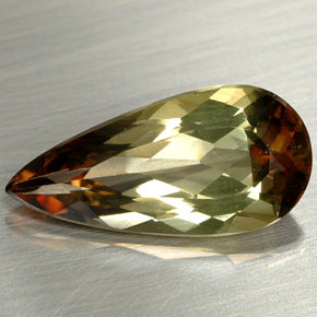 2.93 ct Multicolor Andalusite Gemstone, Andalusite Gem in Pear Facet Shape for Sale.