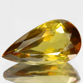 3.74 ct Multicolor Andalusite Gemstone, Andalusite Gem in Pear Facet Shape for Sale.