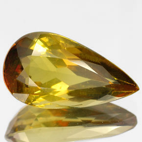 3.74 ct Multicolor Andalusite Stone, Natural Andalusite in Pear Facet Shape for Sale