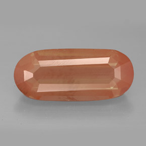 8.57 ct Orange Andesine Labradorite Gemstone, Andesine Labradorite Gem in Fancy-Cut Shape for Sale.