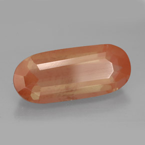 8.57 ct Orange Andesine Labradorite Stone, Natural Andesine Labradorite in Fancy-Cut Shape for Sale