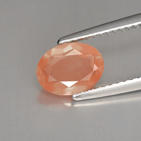 1.11 ct Yellow Andesine Labradorite Gemstone, Andesine Labradorite Gem in Oval Facet Shape for Sale.