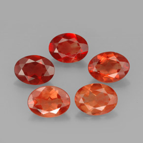 4.76 ct Red Andesine Labradorite Gemstone, Andesine Labradorite Gem in Oval Facet Shape for Sale.