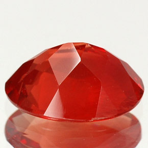Andesine Labradorite Gemstone in 8 x 6 mm (calibrated) Size for Sale, Andesine Labradorite Stone in Red Color