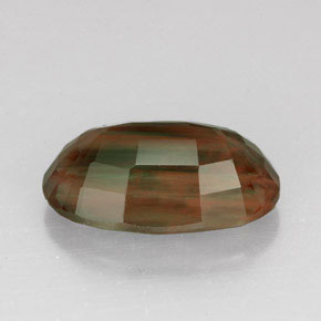 Andesine Labradorite Gemstone in 14.4 x 9 mm Size for Sale, Andesine Labradorite Stone in Green Red Color