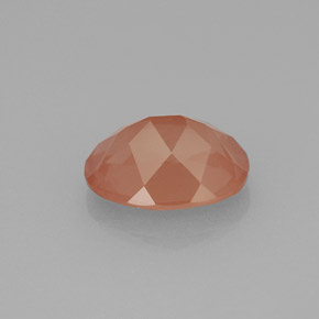 Andesine Labradorite Gemstone in 9.4 x 7.4 mm Size for Sale, Andesine Labradorite Stone in Honey Red Color