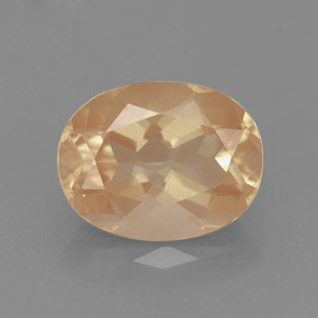 1.77 ct Red Andesine Labradorite Gemstone, Andesine Labradorite Gem in Oval Facet Shape for Sale.