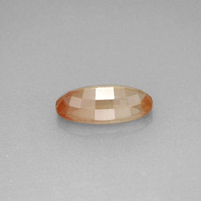 Andesine Labradorite Gemstone in 10.4 x 5.1 mm Size for Sale, Andesine Labradorite Stone in Honey Red Color