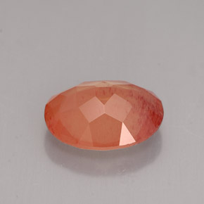 Andesine Labradorite Gemstone in 11 x 9 mm (calibrated) Size for Sale, Andesine Labradorite Stone in Honey Orange Color