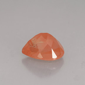 Andesine Labradorite Gemstone in 9.6 x 7 mm Size for Sale, Andesine Labradorite Stone in Honey Orange Color