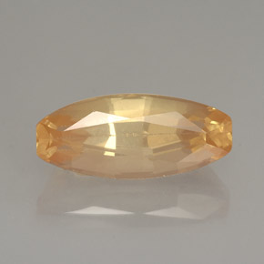 3.04 ct Yellow Andesine Labradorite Gemstone, Andesine Labradorite Gem in Barrel Shape for Sale.
