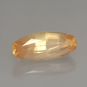 3.04 ct Yellow Andesine Labradorite Stone, Natural Andesine Labradorite in Barrel Shape for Sale