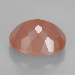 Andesine Labradorite Gemstone in 11 x 9 mm (calibrated) Size for Sale, Andesine Labradorite Stone in Honey Orange Color