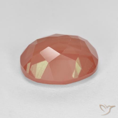 Andesine Labradorite Gemstone in 10 x 8 mm (calibrated) Size for Sale, Andesine Labradorite Stone in Medium Red Color