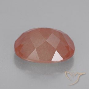 Andesine Labradorite Gemstone in 10 x 8 mm (calibrated) Size for Sale, Andesine Labradorite Stone in Medium Pink Color