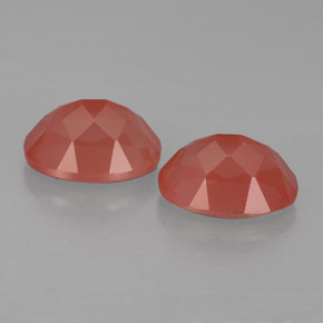 Andesine Labradorite Gemstone in 8 x 6 mm (calibrated) Size for Sale, Andesine Labradorite Stone in Honey Red Color