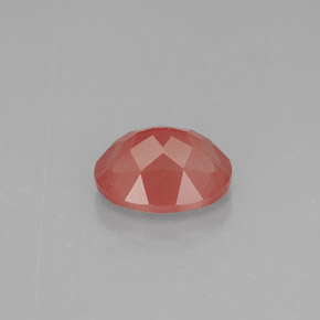 Andesine Labradorite Gemstone in 8 x 6.3 mm Size for Sale, Andesine Labradorite Stone in Honey Red Color