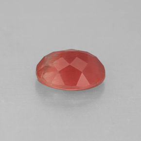 Andesine Labradorite Gemstone in 8.4 x 6.3 mm Size for Sale, Andesine Labradorite Stone in Honey Red Color