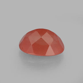 Andesine Labradorite Gemstone in 8.3 x 6.3 mm Size for Sale, Andesine Labradorite Stone in Honey Red Color