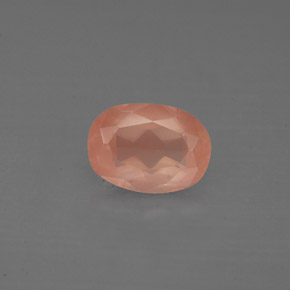 0.97 ct Red Andesine Labradorite Gemstone, Andesine Labradorite Gem in Oval Facet Shape for Sale.