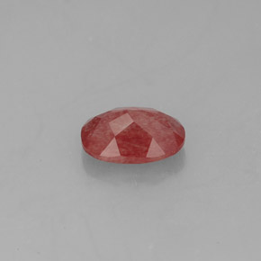 Andesine Labradorite Gemstone in 7.4 x 5.3 mm Size for Sale, Andesine Labradorite Stone in Honey Red Color
