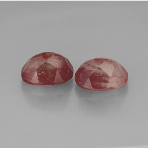 Andesine Labradorite Gemstone in 8 x 6 mm (calibrated) Size for Sale, Andesine Labradorite Stone in Honey Red Color