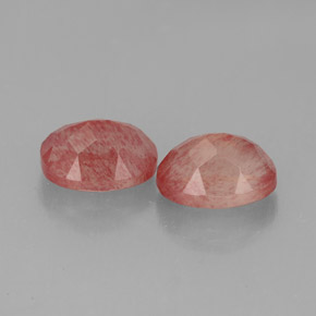 Andesine Labradorite Gemstone in 7 x 5 mm (calibrated) Size for Sale, Andesine Labradorite Stone in Honey Red Color