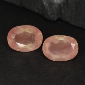 2.86 ctw Red Andesine Labradorite Gemstones, Andesine Labradorite Gems in Oval Facet Shape for Sale.