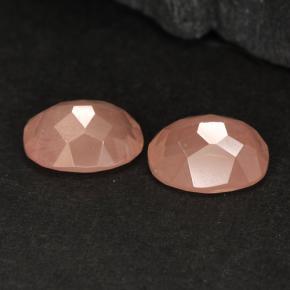 Andesine Labradorite Gemstones in 8.3 x 6.1 mm Size for Sale, Andesine Labradorite Stones in Honey Red Color