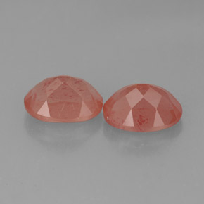 Andesine Labradorite Gemstone in 8 x 6 mm (calibrated) Size for Sale, Andesine Labradorite Stone in Honey Red Color