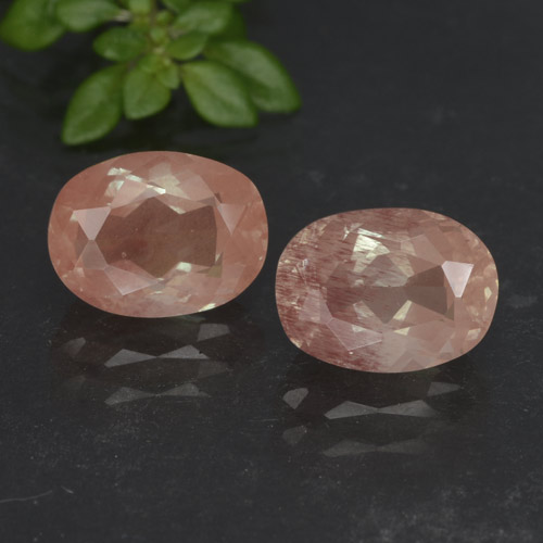 1.5ct Oval Facet Honey Red Andesine Labradorite for sale thumb image of 1.5ct Oval Facet Honey Red Andesine Labradorite (ID: 302668)