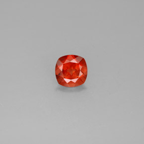0.76 ct Orange Andesine Labradorite Gemstone, Andesine Labradorite Gem in Cushion-Cut Shape for Sale.
