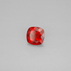 0.97 ct Orange Andesine Labradorite Stone, Natural Andesine Labradorite in Cushion-Cut Shape for Sale