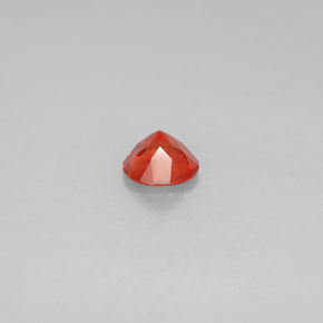 Andesine Labradorite Gemstone in 7.2 mm Size for Sale, Andesine Labradorite Stone in Honey Orange Color