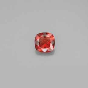 0.72 ct Red Andesine Labradorite Gemstone, Andesine Labradorite Gem in Cushion-Cut Shape for Sale.