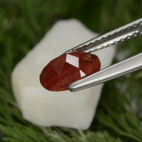 Andesine Labradorite Gemstone in 8 x 6 mm (calibrated) Size for Sale, Andesine Labradorite Stone in Honey Red Color