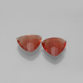 Andesine Labradorite Gemstone in 7 x 7 mm (calibrated) Size for Sale, Andesine Labradorite Stone in Honey Orange Color