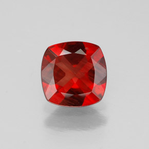 0.79 ct Red Andesine Labradorite Gemstone, Andesine Labradorite Gem in Cushion-Cut Shape for Sale.
