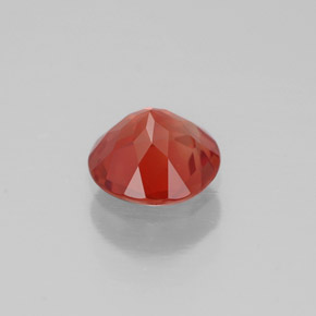 Andesine Labradorite Gemstone in 6 mm (calibrated) Size for Sale, Andesine Labradorite Stone in Red Orange Color